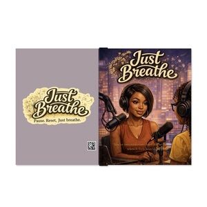 Just Breathe Journal with Black Cover